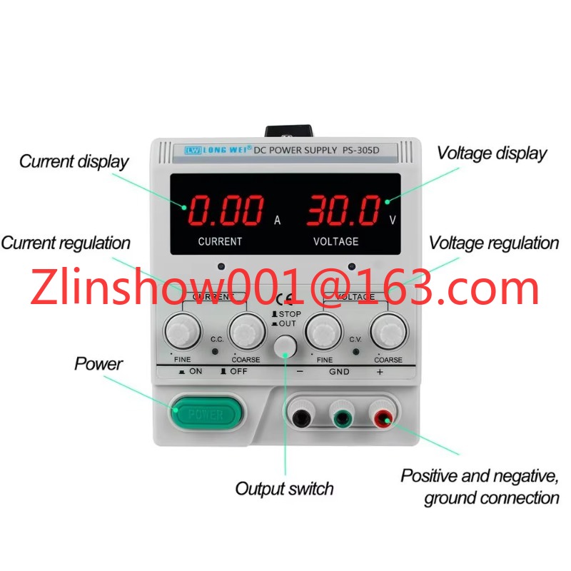 PS-305D 30V 5A 150W Catu Daya  - Linear Lab Power Supply Adjustable ulasan dan harga